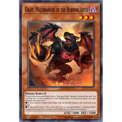 Graff, Malebranche of the Burning Abyss -- AP08-EN007 -- Super Rare -- n/a   -  -Condicion: MINT