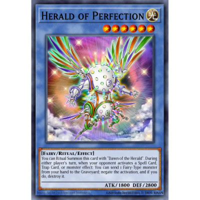 Herald of Perfection -- TSHD-EN039 -- Ultra Rare -- 1st edition   -  -Condicion: MINT