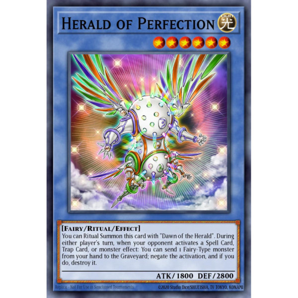 Herald of Perfection -- TSHD-EN039 -- Ultra Rare -- 1st edition   -  -Condicion: MINT