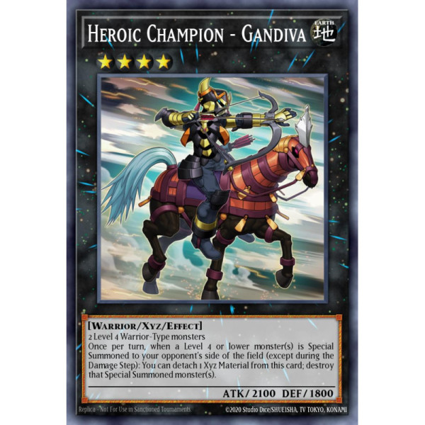 Heroic Champion - Gandiva -- ABYR-EN042 -- Ultimate Rare -- 1st edition   -  -Condicion: MINT