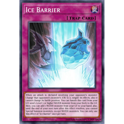 Ice Barrier -- RA01-EN071 -- Ultra Rare -- 1st edition   -  -Condicion: MINT