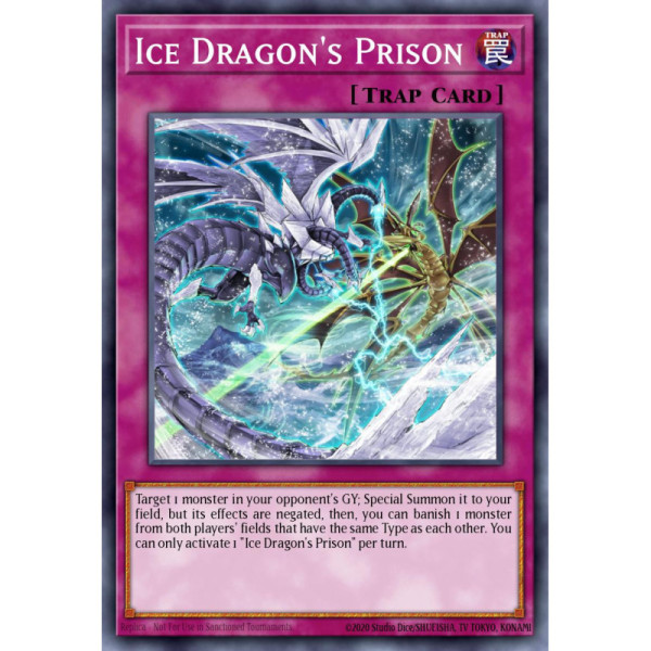 Ice Dragon's Prison -- RA01-EN078 -- Super Rare -- 1st edition   -  -Condicion: MINT