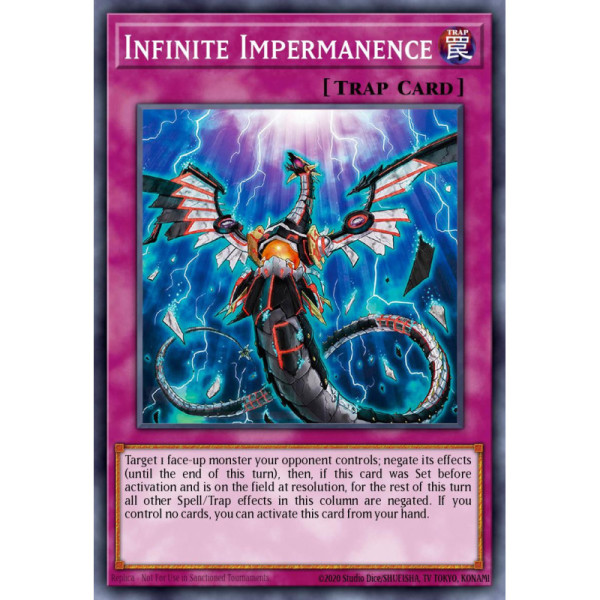 Infinite Impermanence -- RA01-EN075 -- Secret Rare -- 1st edition   -  -Condicion: MINT