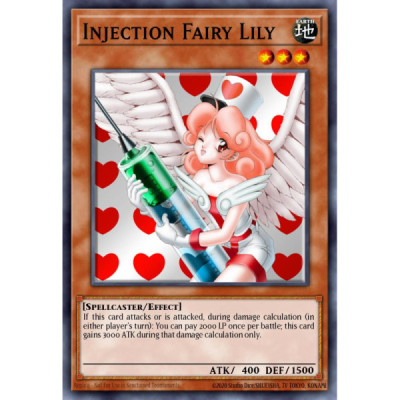 Injection Fairy Lily -- LOD-100 -- Secret Rare -- unlimited   -  -Condicion: MINT