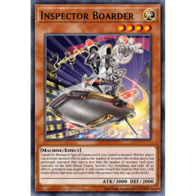 Inspector Boarder -- RA01-EN010 -- Ultra Rare -- 1st edition   -  -Condicion: MINT