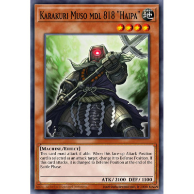 Karakuri Muso mdl 818 "Haipa" -- STOR-EN083 -- Ultimate Rare -- unlimited   -  -Condicion: MINT