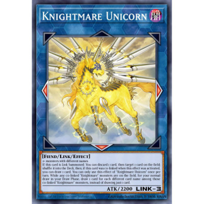 Knightmare Unicorn -- RA01-EN043 -- Super Rare -- 1st edition   -  -Condicion: MINT
