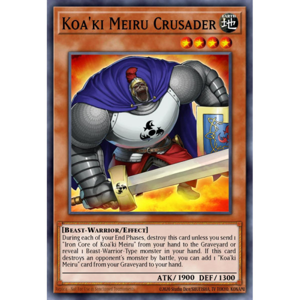 Koa'ki Meiru Crusader -- ANPR-EN019 -- Super Rare -- 1st edition   -  -Condicion: MINT