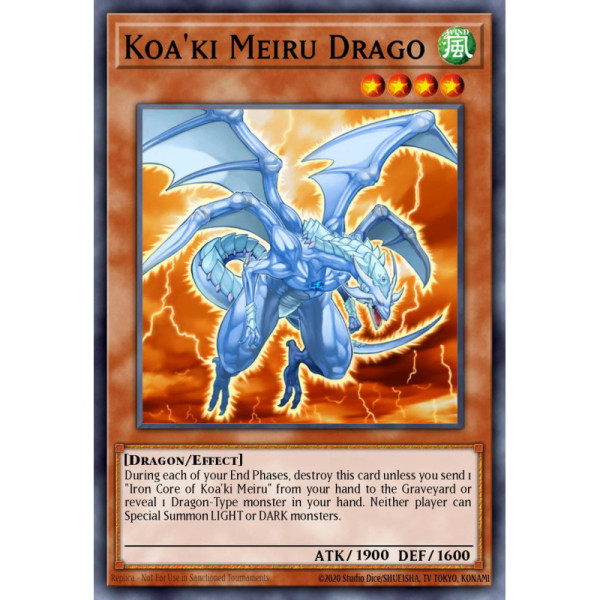 Koa'ki Meiru Drago -- RGBT-EN024 -- Ultimate Rare -- unlimited   -  -Condicion: MINT