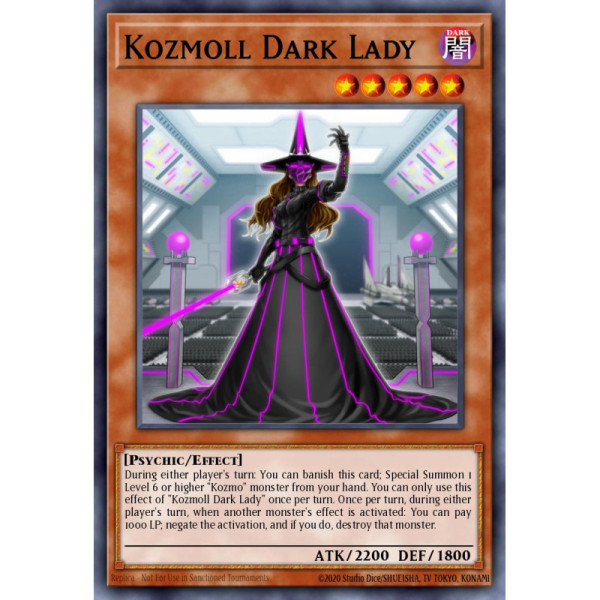 Kozmoll Dark Lady -- SHVI-EN083 -- Secret Rare -- 1st edition   -  -Condicion: MINT