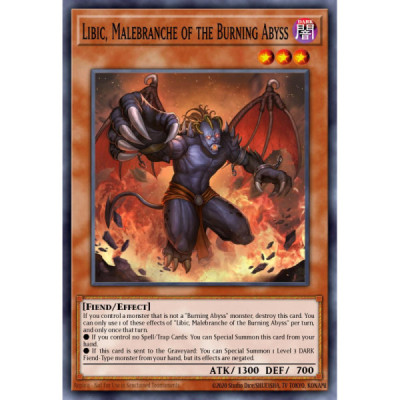 Libic, Malebranche of the Burning Abyss -- SECE-EN083 -- Rare -- 1st edition   -  -Condicion: MINT