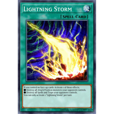 Lightning Storm -- RA01-EN061 -- Super Rare -- 1st edition   -  -Condicion: MINT