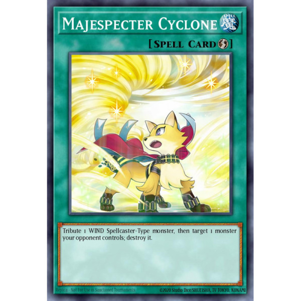Majespecter Cyclone -- DOCS-EN060 -- Super Rare -- 1st edition   -  -Condicion: MINT