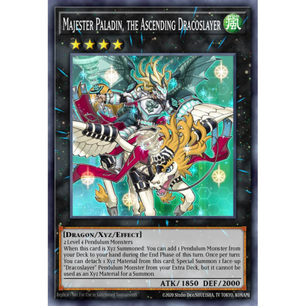 Majester Paladin, the Ascending Dracoslayer -- DOCS-EN052 -- Ultimate Rare -- 1st edition   -  -Condicion: MINT
