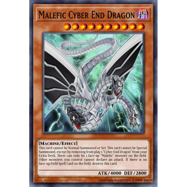 Malefic Cyber End Dragon -- YMP1-EN004 -- Secret Rare -- Limited   -  -Condicion: MINT