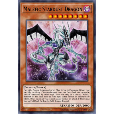 Malefic Stardust Dragon -- JUMP-EN043 -- Ultra Rare -- Limited   -  -Condicion: MINT