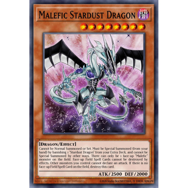 Malefic Stardust Dragon -- JUMP-EN043 -- Ultra Rare -- Limited   -  -Condicion: MINT