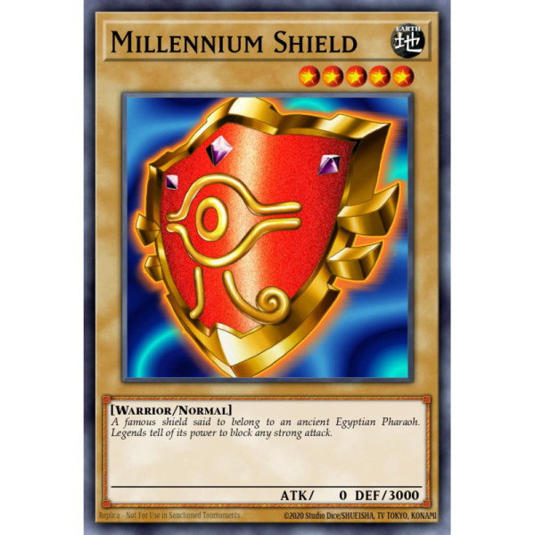 Millennium Shield (CONDICION: 6/10) -- MP1-001 -- Ultra Rare -- unlimited   -  -Condicion: Damaged