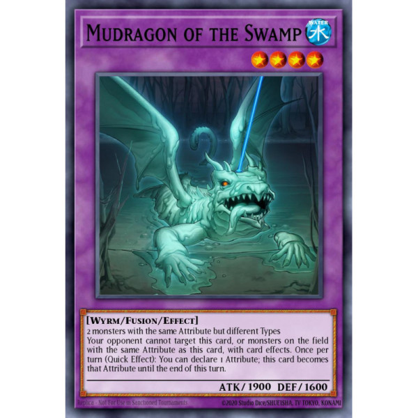 Mudragon of the Swamp -- RA01-EN028 -- Super Rare -- 1st edition   -  -Condicion: MINT
