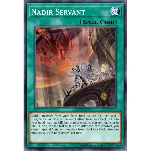 Nadir Servant -- RA01-EN062 -- Super Rare -- 1st edition   -  -Condicion: MINT