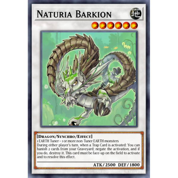Naturia Barkion -- GLD5-EN033 -- Ghost/Gold Rare -- 1st edition   -  -Condicion: MINT