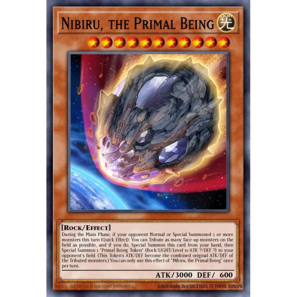 Nibiru, the Primal Being -- RA01-EN015 -- Secret Rare -- 1st edition   -  -Condicion: MINT
