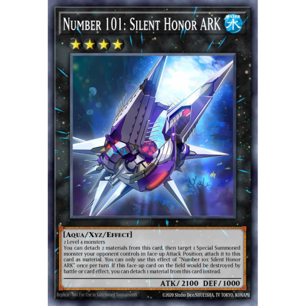 Number 101: Silent Honor ARK -- LVAL-EN047 -- Ultimate Rare -- 1st edition   -  -Condicion: MINT