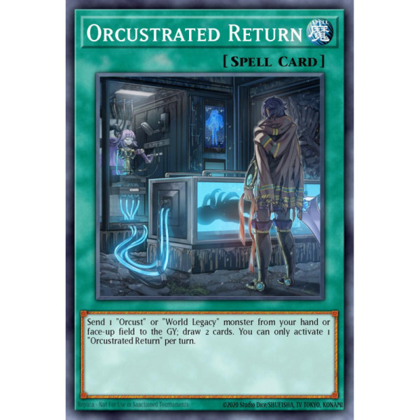 Orcustrated Return -- SOFU-EN058 -- Secret Rare -- 1st edition   -  -Condicion: MINT