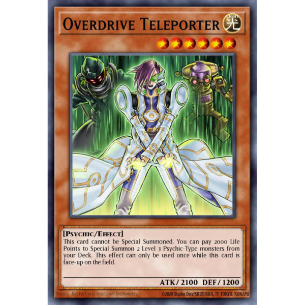 Overdrive Teleporter -- CSOC-EN083 -- Secret Rare -- unlimited   -  -Condicion: MINT