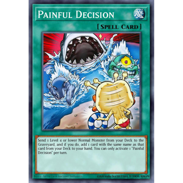 Painful Decision -- DOCS-EN065 -- Secret Rare -- 1st edition   -  -Condicion: MINT