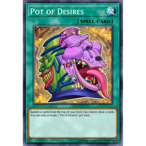 Pot of Desires -- RA01-EN056 -- Ultra Rare -- 1st edition   -  -Condicion: MINT