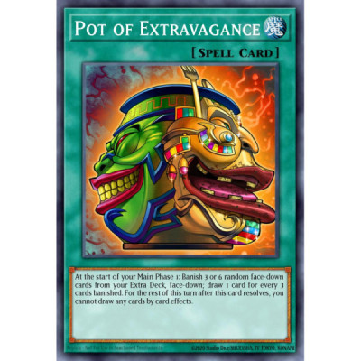 Pot of Extravagance -- RA01-EN059 -- Super Rare -- 1st edition - -Condicion: MINT Pot of Extravagance -- RA01-EN059 -- Super Rare -- 1st edition - -Condicion: MINT