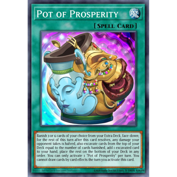 Pot of Prosperity -- RA01-EN066 -- Super Rare -- 1st edition   -  -Condicion: MINT