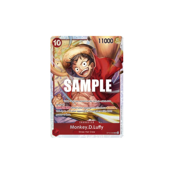 Monkey.D.Luffy (ST10-006) -- ST-10-006 -- Super Rare -- Ingles   -  -Condicion: Mint