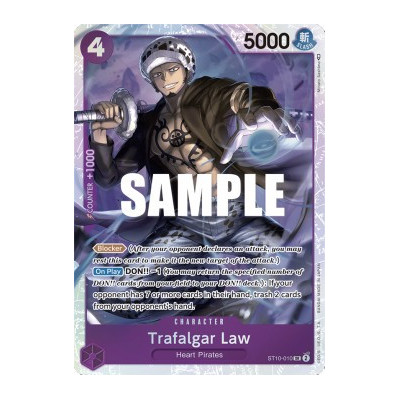 Trafalgar Law (ST10-010) -- ST-10-010 -- Super Rare -- Ingles   -  -Condicion: Mint