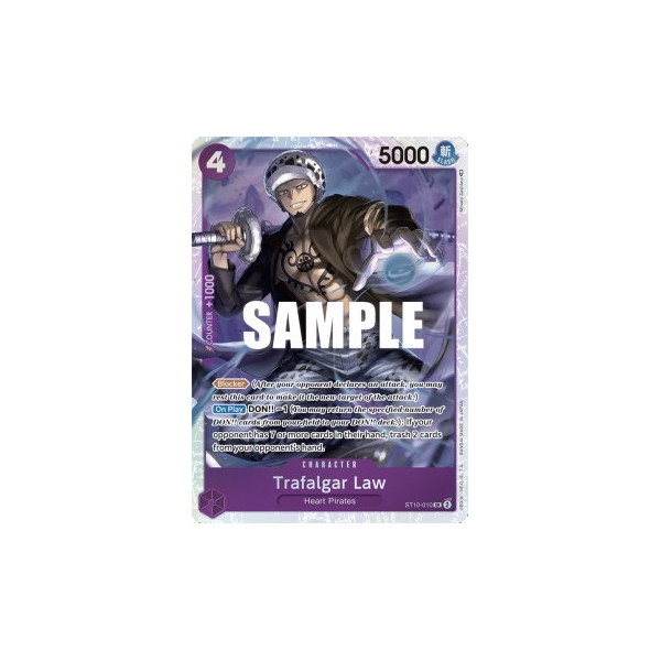 Trafalgar Law (ST10-010) -- ST-10-010 -- Super Rare -- Ingles   -  -Condicion: Mint