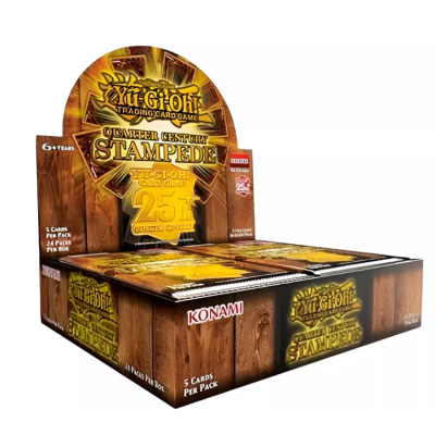 Yugioh Quarter Centuty Stampede Booster Box -ingles Yugioh Quarter Centuty Stampede Booster Box -ingles