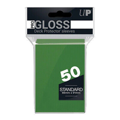 ULTRA PRO  GLOSS DECK PROTECTOR SLEEVES VERDE 50