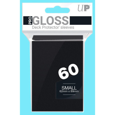 ULTRA PRO GLOSS DECK PROTECTOR SLEEVES MICAS BLACK (60)
