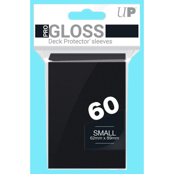 ULTRA PRO GLOSS DECK PROTECTOR SLEEVES MICAS BLACK (60)
