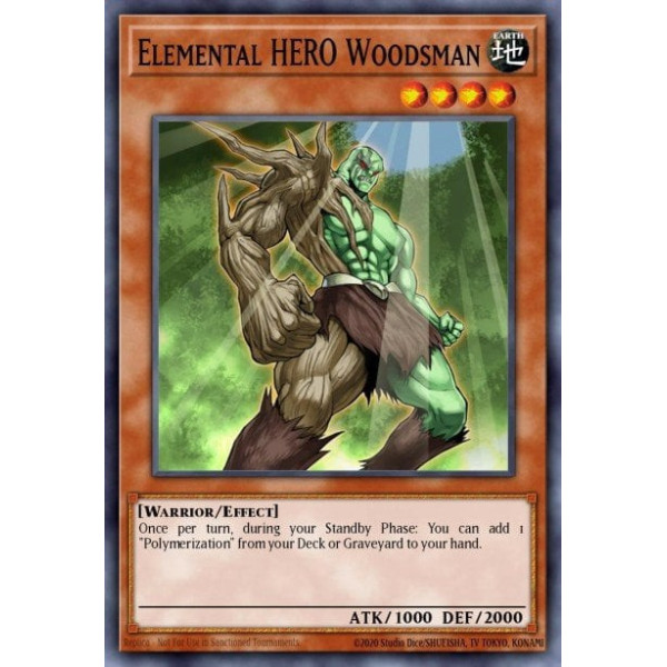 Elemental HERO Woodsman - PP02-EN004 - N/A