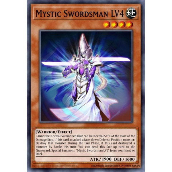 Mystic Swordsman LV4 - SOD-EN012 - 1st Edition