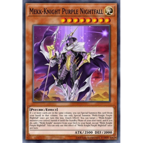 Mekk-Knight Purple Nightfall - MP18-EN183 - 1st Edition