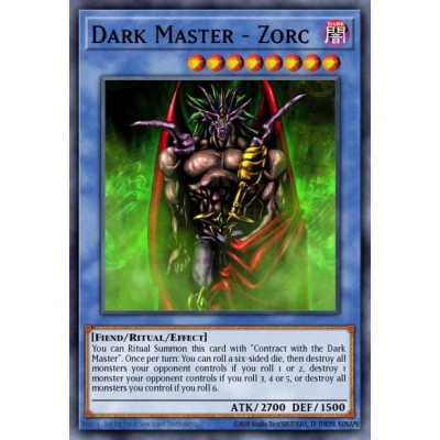 Dark Master - Zorc - DR1-EN244 - unlimited
