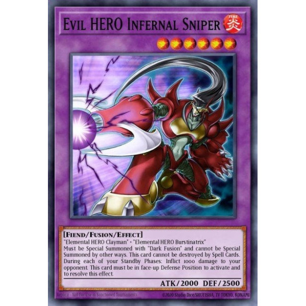 Evil HERO Infernal Sniper - DP06-EN012 - 1st Edition