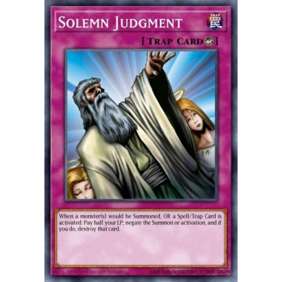 Solemn Judgment - GLD5-EN045 - limited