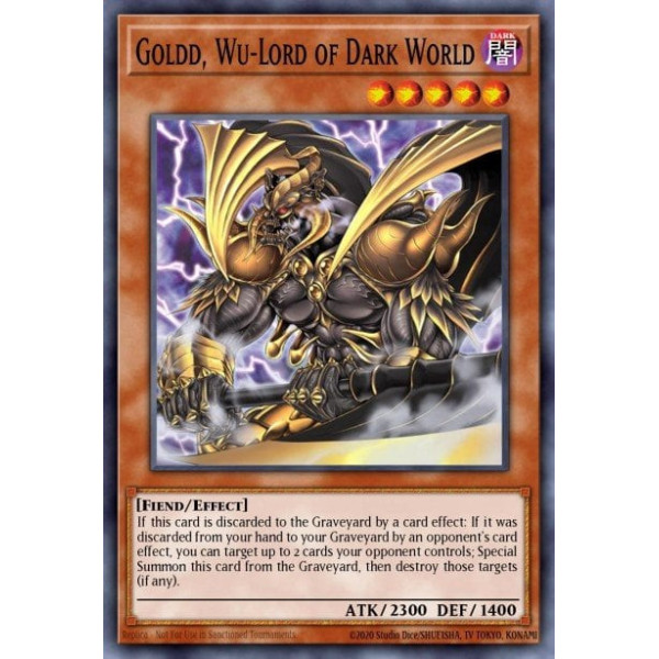 Goldd, Wu-Lord of Dark World - LCJW-EN246 - 1st Edition