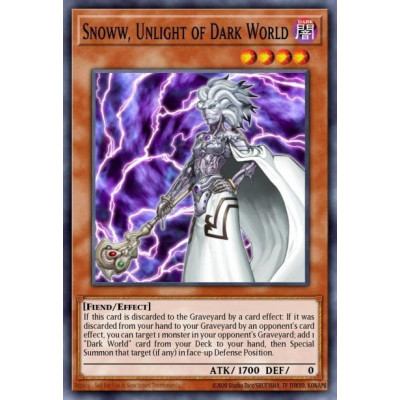 Snoww, Unlight of Dark World - SDGU-EN002 - 1st Edition