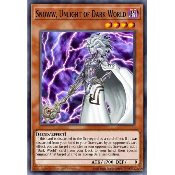 Snoww, Unlight of Dark World - SDGU-EN002 - 1st Edition