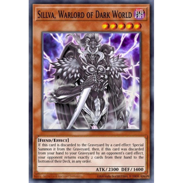 Sillva, Warlord of Dark World - LCJW-EN245 - 1st Edition
